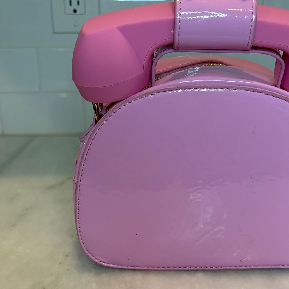 Pink Novelty Telephone Crossbody Bag - Ladies Fashion Handbag - Picture 5 of 16